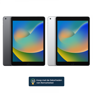 De Refurbished Apple iPad 2021 Wifi is verkrijgbaar in grijs en zilver.