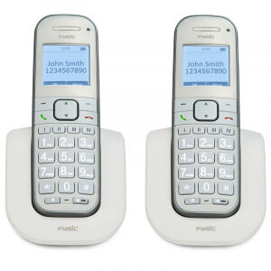 De Fysic FX-9000 Huistelefoon voor Senioren is een duo-set met 2 telefoons. 
