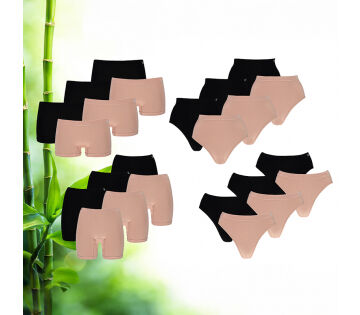 De Bamboe Seamless Slips zijn verkrijgbaar in briefs, high waist briefs, hipsters en shorts. 
