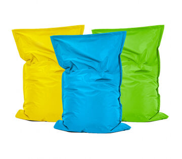 De Drop&Sit Nylon Zitzakken zijn verkrijgbaar in verschillende stijlvolle kleuren. 
