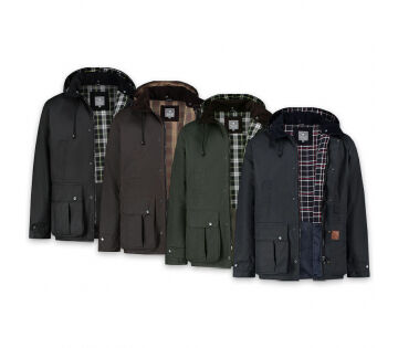 De MGO Brandon Waxjas is een stijlvolle en functionele jas welke ideaal is voor de herfst- en wintermaanden.  De jas is verkrijgbaar in 4 kleuren. 