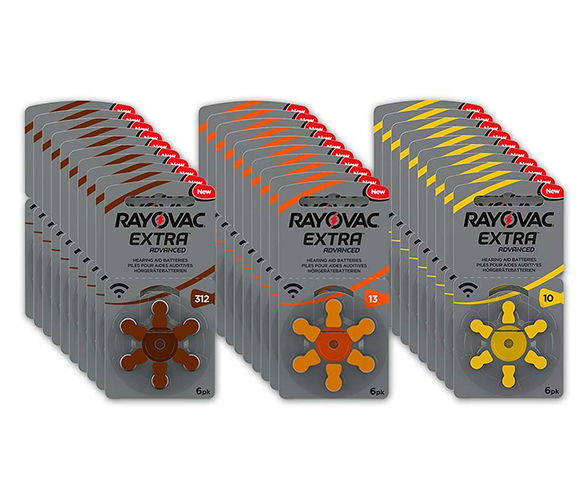 Mega Pack Rayovac Gehoorapparaatbatterijen