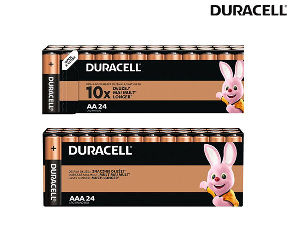 24 stuks Duracell Batterijen AA/AAA