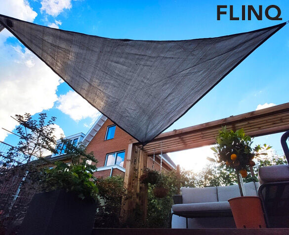 FlinQ Schaduwdoek met Solar LED-lampjes