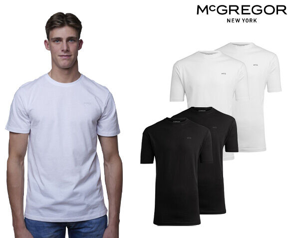 4-Pack McGregor Heren T-shirts