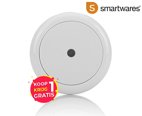 1+1 GRATIS Smartwares Rookmelder incl. Batterij